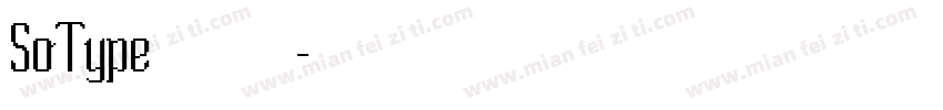 SoType 字体下载字体转换
